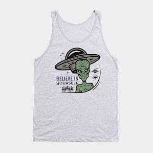 Believe In Yourself Aliens Tank Top